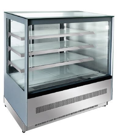 UPRIGHT SQUARE CAKE SHOWCASE 1500 MM FRIDGE WDF157Z - Cafe Supply