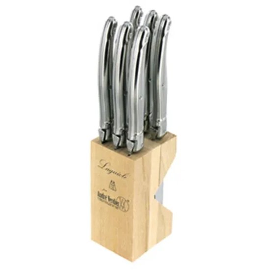 Verdier Knife Block Set 6 Stainless - Cafe Supply