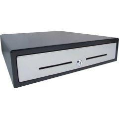 VPOS CASH DRAWER EC350 4N 8C 24V BLK S/S FRONT - Cafe Supply