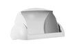 Wall Mount Bin 23L Sanitary Lid - White, Sanitary Design Per Each - Cafe Supply