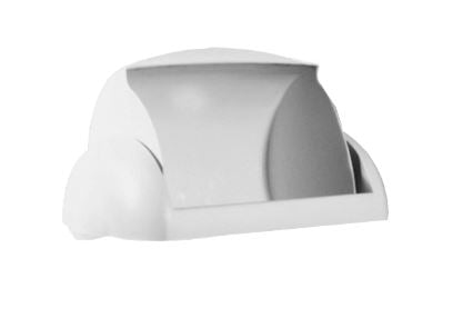 Wall Mount Bin 23L Sanitary Lid - White, Sanitary Design Per Each - Cafe Supply