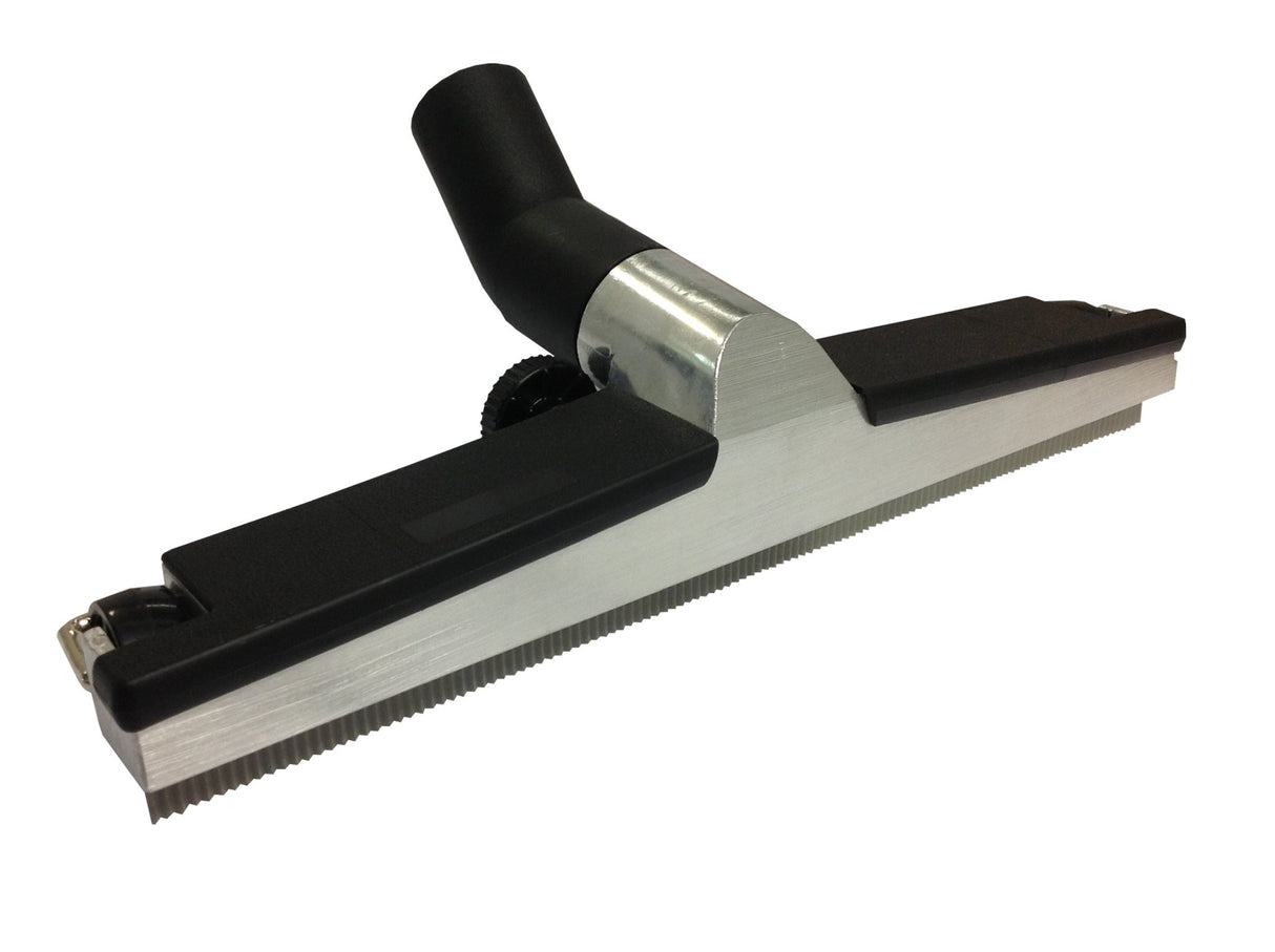 WESSEL WERK GRD370 RUBBER FLOOR TOOL 35MM X 370MM WIDE - ALUMINIUM/BLACK - Cafe Supply