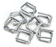 Wire Buckles Light Duty - Silver, 19mm, 2.5 Gauge (1000) Per Box - Cafe Supply